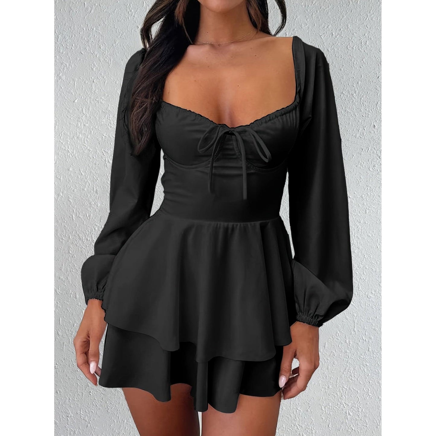 Elisa Zomerjumpsuit Dames – Backless Design met Mouwen