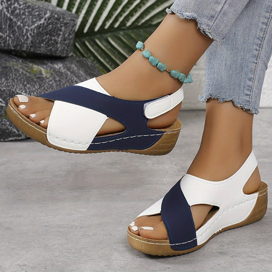 Dames Sandalen - Zomersandalen Met Enkel Strap En Dikke Zol Voor Comfort 1