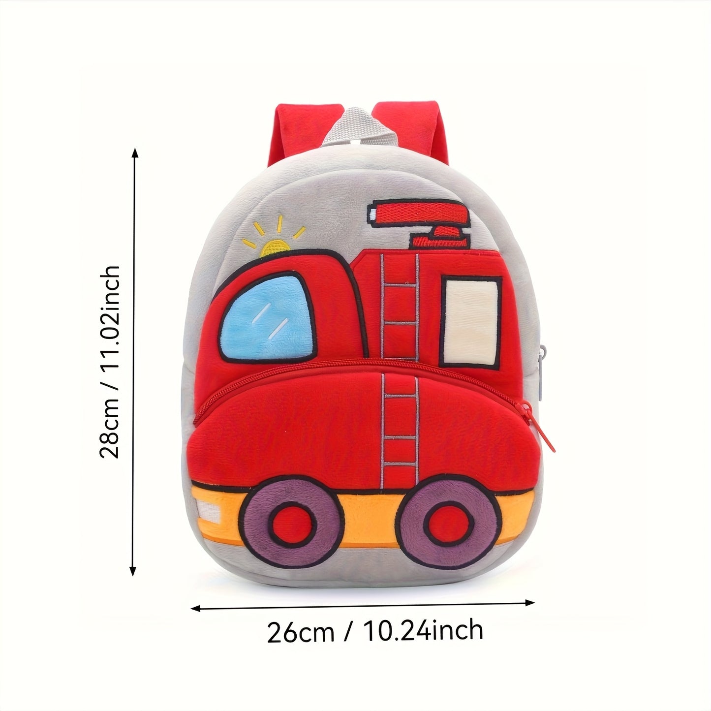 Brandweer | Brandweer auto rugzak voor jongens