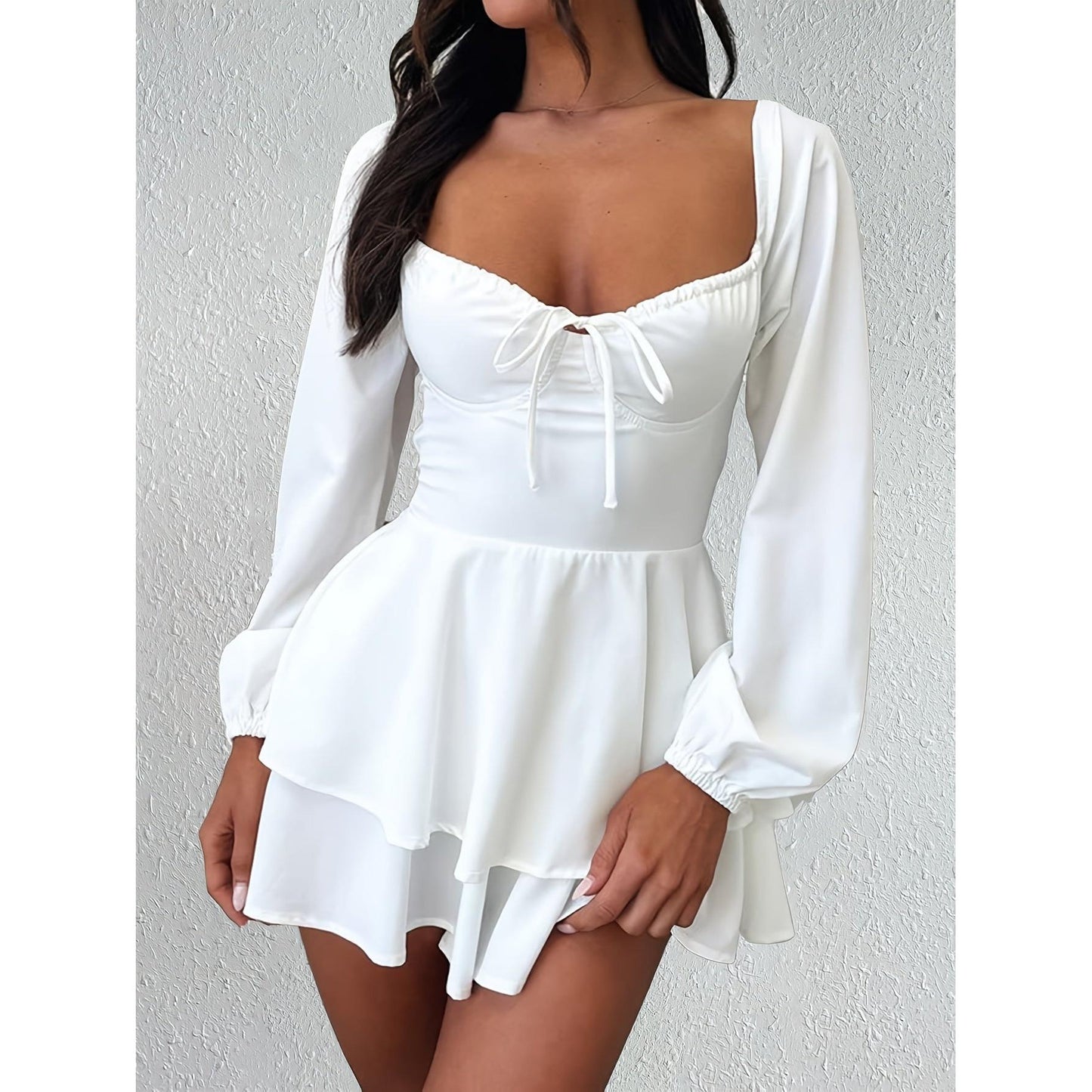 Elisa Zomerjumpsuit Dames – Backless Design met Mouwen