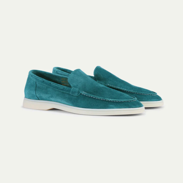 Luxe Suède Loafers Heren Zwart - Comfortabele Instaploafers voor Mannen-5