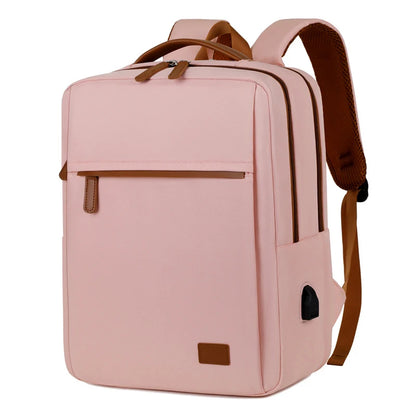 Grote Capaciteit Dames Rugzak met Laptop Compartment en USB-oplaadpoort 9