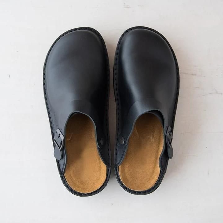 Heren Pantoffels Bruin Maat 42 Leer Orthopedisch Sloffen 2