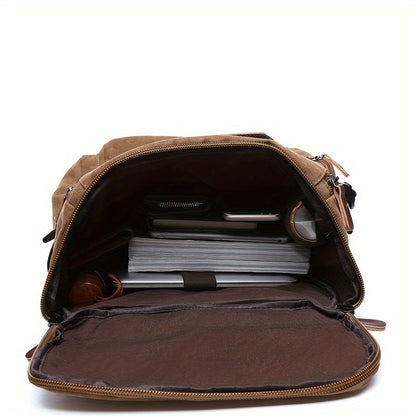 Heren Rugzak - Duurzame Waterdichte Schooltas met Grote Capaciteit 4