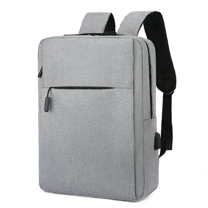 Heren Rugzak - Waterdichte Laptop Rugtas met USB Oplaadfunctie 13