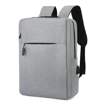 Heren Rugzak - Waterdichte Laptop Rugtas met USB Oplaadfunctie 13