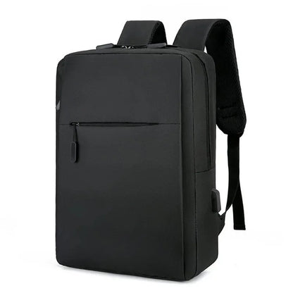 Heren Rugzak - Waterdichte Laptop Rugtas met USB Oplaadfunctie 15