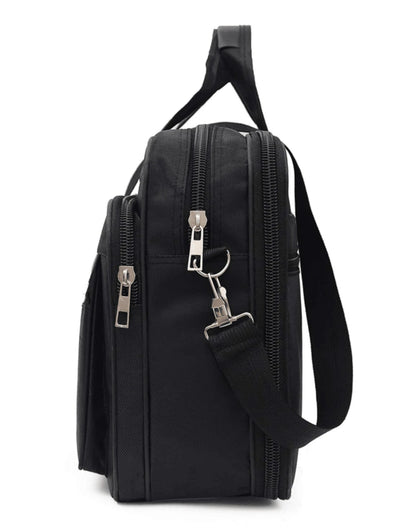 Leren Laptoptas Heren - Waterdichte Vintage Schooltas voor Reis 6