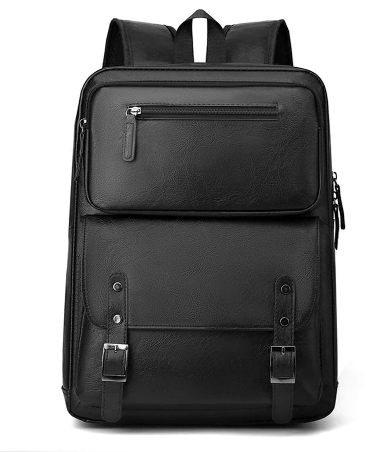 Leren Rugzak Heren - Grote Laptop Rugzak voor School en Reis 8