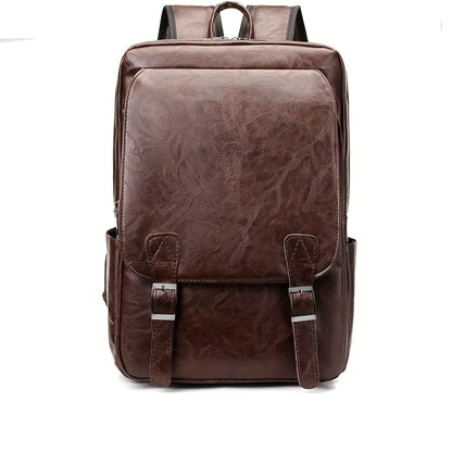 Valento | Heren Waterdichte Leren Rugzak Laptoptas