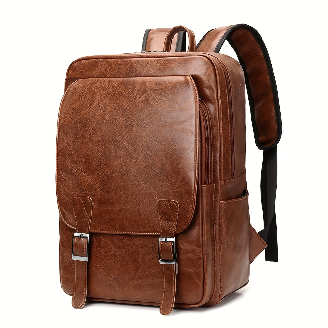 Valento | Heren Waterdichte Leren Rugzak Laptoptas