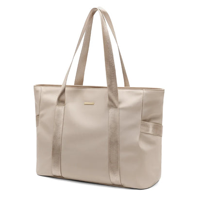 Leren Schoudertas Dames Zwart - Ruime Tas voor Werk en Reizen 2