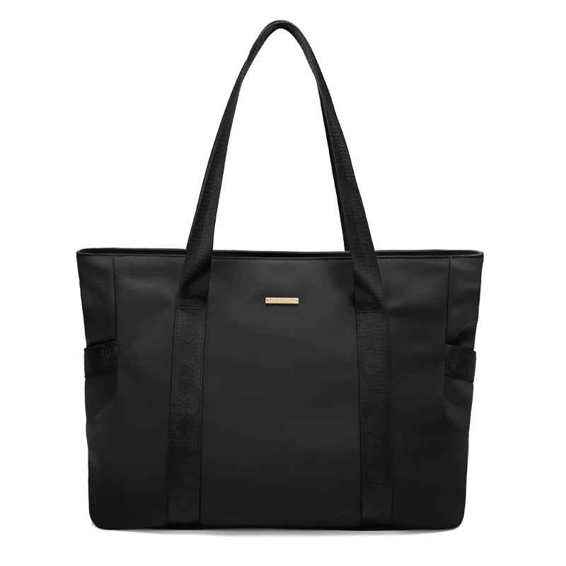 Leren Schoudertas Dames Zwart - Ruime Tas voor Werk en Reizen 6