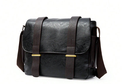 Vintage Laptoptas Heren - Waterdichte Schooltas voor Laptop 6