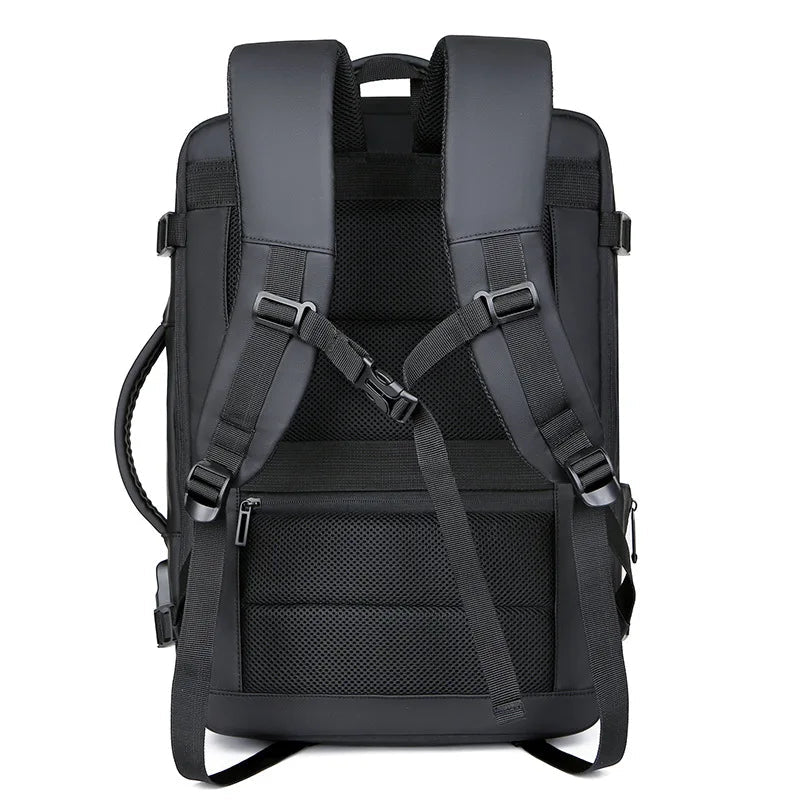 Waterdichte Heren Rugzak - Comfortabele Laptop Schooltas met Grote Capaciteit 2