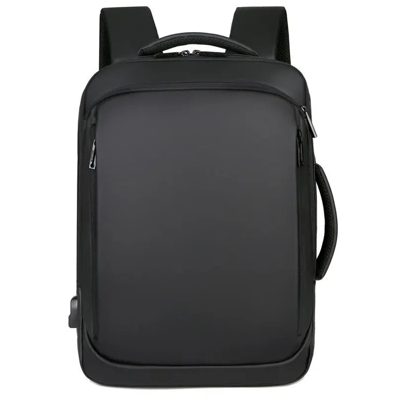 Waterdichte Laptop Rugzak Heren - Stevige Schooltas met USB Oplaadfunctie 0