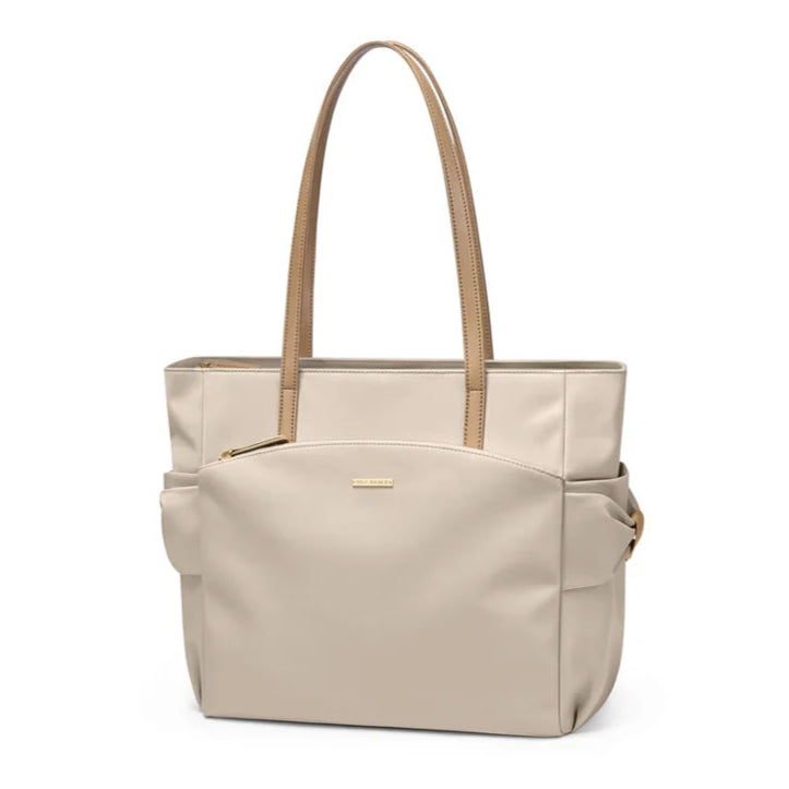 Zwarte Leren Schoudertas Dames met Laptopcompartiment 5